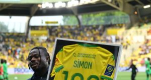 MILESTONE: Moses Simon Celebrates Reaching A Century Of Appearance For Nantes