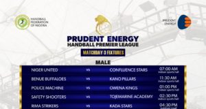 Day 3 Fixtures Of Prudent Energy Handball Premier League 2022 Readjusted