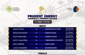 Day 3 Fixtures Of Prudent Energy Handball Premier League 2022 Readjusted