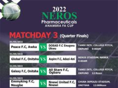 AITEO FA Cup: Quarter Final Fixtures Set To Be Settled In Anambra