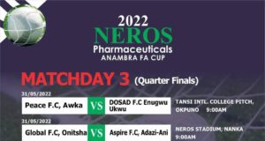 AITEO FA Cup: Quarter Final Fixtures Set To Be Settled In Anambra