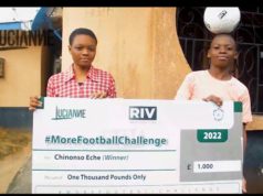 #MoreFootballChallenge: Music Star Lucianne Rewards Winner £1000