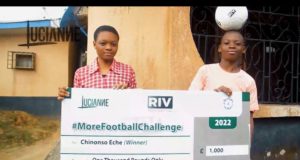 #MoreFootballChallenge: Music Star Lucianne Rewards Winner £1000