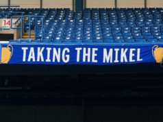 Chelsea Unveils Mikel Obi Banner At Stamford Bridge