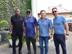 Super Eagles Coach Pays Visit To Kwara United