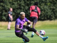 Maduka Okoye says he is happy to take risks, names Brazil legend as his goalkeeping hero