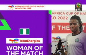 2022 WAFCON: Chiamaka Nnadozie Awarded Woman Of The Match In Falcons Semifinal Defeat Against Morocco