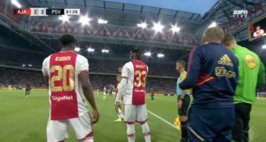 Calvin Bassey sent off on Ajax Debut in 5-3 final defeat to PSV