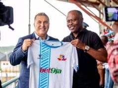 NPFL 22: José Peseiro Tour Bus Landed In Ikenne, As The Portuguese Continues Assessments Of The League