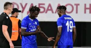 Sunday Adetunji Reacts After Scoring First European Goal On His Champions League Debut