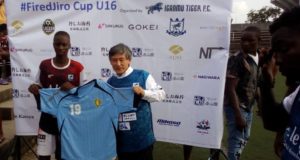 Japan Ambassador Gifts Lagos Grassroots Teams Football Jerseys, Balls ..praises Nigerian footballers