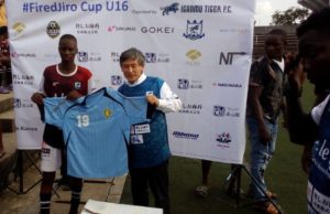 Japan Ambassador Gifts Lagos Grassroots Teams Football Jerseys, Balls ..praises Nigerian footballers