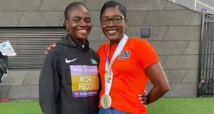 ‘My Lovely Coach, Second Mum, World Class Hurdler, Thank You For Everything’, Tobi Amusan Hails Lacena Clarke