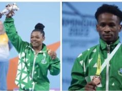 Nigeria Weightlifters Win Two More Medals As Folashade, Edidiong Clinch Gold, Bronze In Commonwealth Games, NWF President Dr Ibrahim Promises More Medals