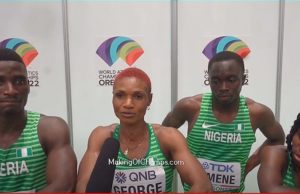 Oregon 2022: Great Day 1 For Team Nigeria At The World Athletics Championship