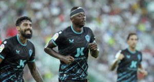 Umar Sadiq Net First La Liga Goal In 10-Man Almeria’s Draw Vs Elche