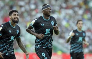 Umar Sadiq Net First La Liga Goal In 10-Man Almeria’s Draw Vs Elche