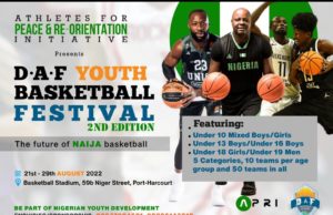 DAF Youth Basketball Festival Hots Up In Port-Harcourt