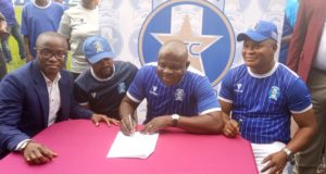 Just-In: Shooting Stars Unveil Gbenga Ogunbote As New Head Coach