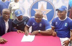 Just-In: Shooting Stars Unveil Gbenga Ogunbote As New Head Coach
