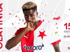 Peter Olayinka Equals Record For Most Appearances For Slavia Praha in European cups