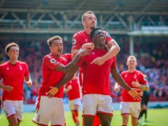 Taiwo Awoniyi Revels Historic Goal For Nottingham Forest In Win Against Westham United