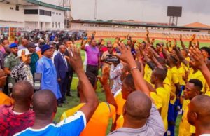NNL 2021/22 : Governor Diri Charges Bayelsa United Ahead Of Cynosure Clash, Promises Double Winning Bonus For The Team