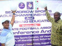 40 Alimosho Football Coaches To Attend Seamoriow Coaching Clinic