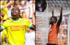 Ligue 1: Simon Grabs Goal And Assist In Nantes Win, Moffi Bags Brace For Lorient