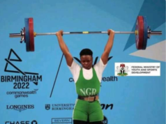 BIRMINGHAM 2022 : Taiwo Laidi With A sIlver Medal In Weightlifting