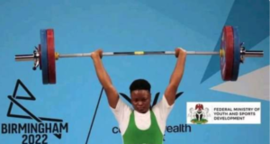 BIRMINGHAM 2022 : Taiwo Laidi With A sIlver Medal In Weightlifting