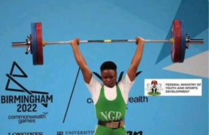 BIRMINGHAM 2022 : Taiwo Laidi With A sIlver Medal In Weightlifting