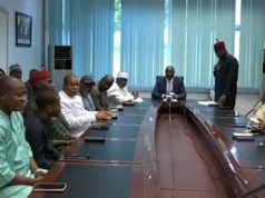 Sunday Dare Hailed For Success In Sports As Club Owners Association Pays Minister Courtesy Visit