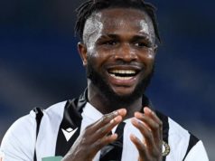 Udinese Coach, Sottil Praises Isaac Success Character Despite Loss Against A.C Milan