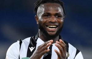 Udinese Coach, Sottil Praises Isaac Success Character Despite Loss Against A.C Milan