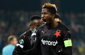 Peter Olayinka Bags Slavia Praha’s European Goal Record Following Draw Against Sivasspor