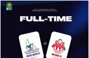 CAFCL: Rivers United Triumph Over Watanga FC In First Leg By Three Goals To Nil