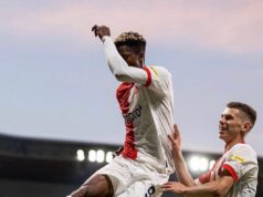 Peter Olayinka Reacts After Making European History With Slavia Praha