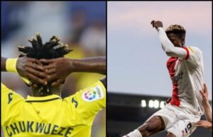 Conference League: Chukwueze Quiet Vs Beer Sheva, Olayinka Stars For Slavia Praha In 5-Goal Thriller