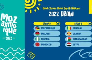 Nigeria Drawn With Host Mozambique in Group A As CAF Releases Beach Soccer Africa Cup Draws