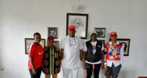 Awka Angels Pays Courtesy Call To Anambra FA Chairman