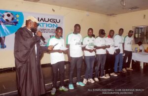New Leadership Of All Stars Fc, Akwanga, Inaugurated Amidst Large Turnout