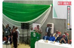 #Nffelections22: Edo State Deputy Governor Says No To Threat, Declares “I’m One Of You” At NFF Elective Congress