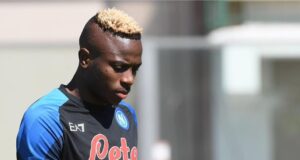 Napoli Sweat Over Victor Osimhen’s Availability Against Liverpool After Suffering Muscle Injury