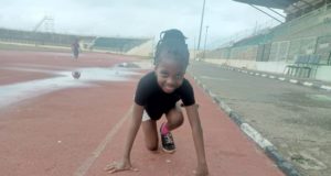 “I Want To Be At The Olympic When I Grow Up” 7-Year-Old Olivia Bello Talks About Her Interest In Track and Field