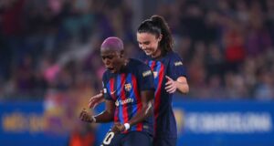 Oshoala Bags Brace In Barcelona’s Champions League Opener