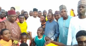 APC FLAG BEARER DR DIKKO UMAR RADDA VISIT STATE HOMEGROWN PLAYERS CURRENTLY ONGOING SCREENING EXERCISE