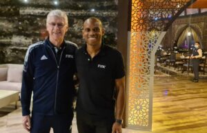 Qatar 2022: Sunday Oliseh Relishing Technical Expert Duties With Legendary Arsenal Coach, Arsene Wenger