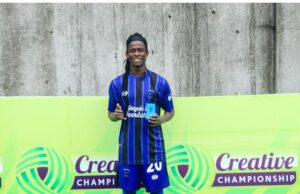 TCCLeague: “I Want To Wear The Green And White Jersey Of Nigeria,” Scorer Of First Gbagada FC Goal, Gabriel Sanders