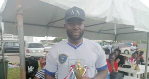 2022 IASC Unity Cup: POTM Winner, Emeka Nwankwo Excited Over Sublime Goal Against HiQ Auto Centre..Warns Rivals To Be Wary Of Team John Max